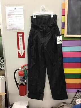 Kbb kahlana womens layered wide leg pants size xs black new from target